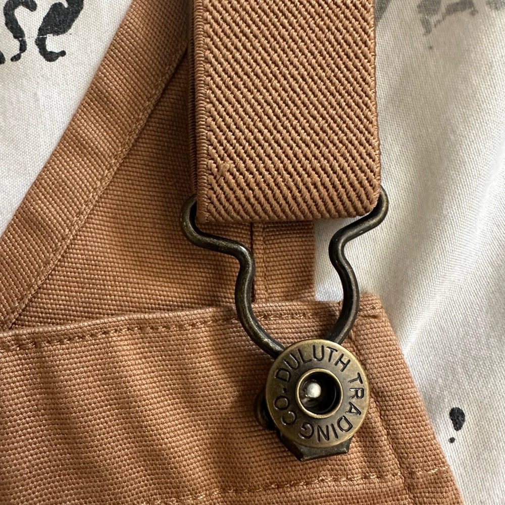 Duluth Trading Co Kids Tan Overalls - Picture 8 of 8